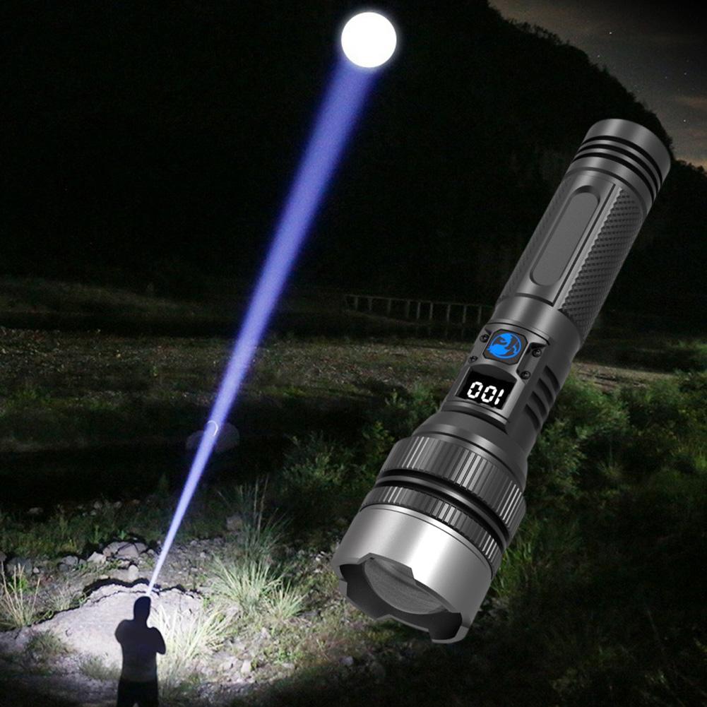 LED Flashlight Rechargeable Flashlight 500 Lumens Handheld Flashlight for Camping Hiking Outdoor Home Emergency