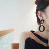 Orecchini Punk Neri Statement per Donna Vintage Brincos Geometrici a Forma di Cuore Pendenti Gioielli di Moda Orecchini Insoliti