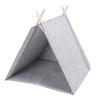 Pet Teepee Tent Detachable Washable Breathable Multifunctional All Seasons   Enclosed Teepee Dog Cat House