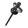 50Pcs Full Black Painted Aluminum Tri-Fold Exploding Pop Rivets Large Flange Blub Blind Rivet Car Interior Air Conditioner