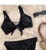 Korean-Style Women's One-Shoulder Halter High-Waisted Tummy-Slimming One-Piece Swimsuit for Resort Wear
