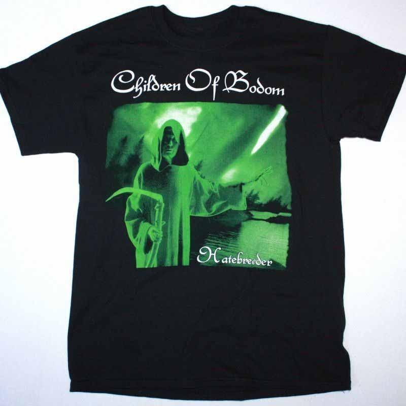 Vintage CHILDREN OF BODOM HATEBREEDER Shirt Black Unisex Size S-234XL 1P0884 Unisex T-Shirt M