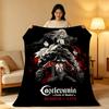 Game C-Castlevania Throw High-Density Short Plush Blanket Soft Skin-Friendly for Sofa Nap Air-Conditioned Room