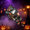Women's Casual Halloween Printed Work for Ponytail, Shower and Hair Wrap