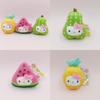 Watermelon Pineapple Pear Shaped Fruit Series Plush Doll Pendant