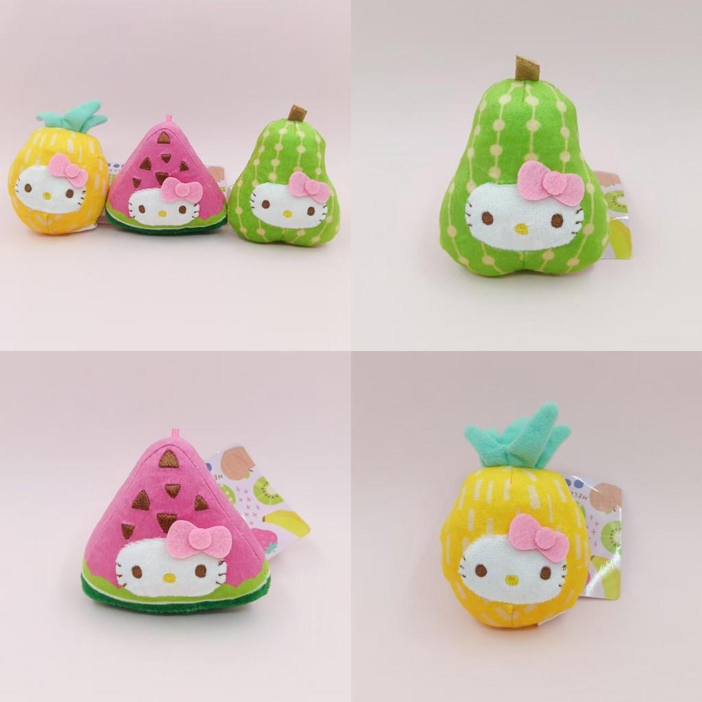 Watermelon Pineapple Pear Shaped Fruit Series Plush Doll Pendant