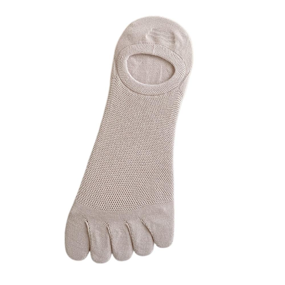 Thin Hosiery Men's Five Finger Socks Mesh Low Cut Sports Socks Fashion Five Toe Boat Socks Running
