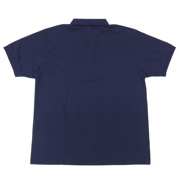 Polo Short Wickron Polo Shirt 1114228 [Montbell] Men's Shirt, Piqué Knit, Sleeve, WIC. (Navy (DKNV)/S)