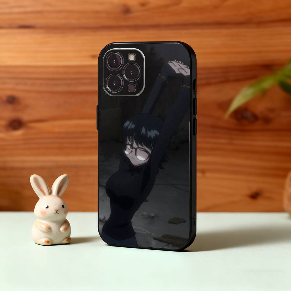 S-Shizuku H-Hunter M-Murasaki Phone Case For iPhone17,16,15,14,13,12Plus,Pro Max,XS,5G Soft Silicone Black Cover