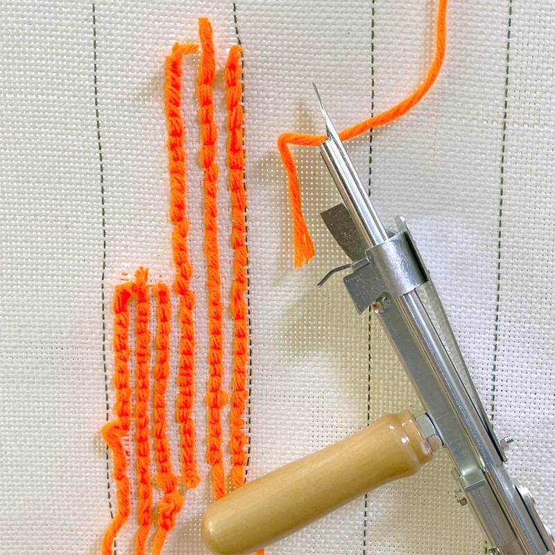 Tufting Tool Handheld Cut Pile Rug Weaving Tool Manual Punch Needle Speed Adjustable Rug High Speed Rug Making Tool
