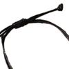 Lovers Bracelet Dark Glowing Adjustable Star Pendant Woven Couple Bracelet for Daily Dating Party Black