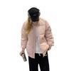 Casual and versatile down cotton jacket women's winter 2025 new stand-up collar cotton jacket loose and slim short padded jacket