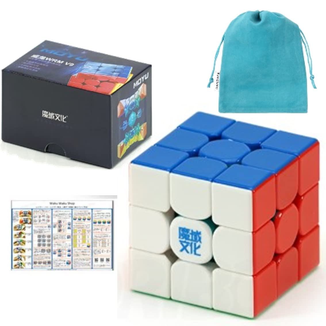 

Kancharo Moyu WeiLong WRM V9 Maglev UV Coated Version Cube Strategy Pouch Competition Cube Maglev UV Coated Ball-core [Японский и в комплекте/оригинальный]