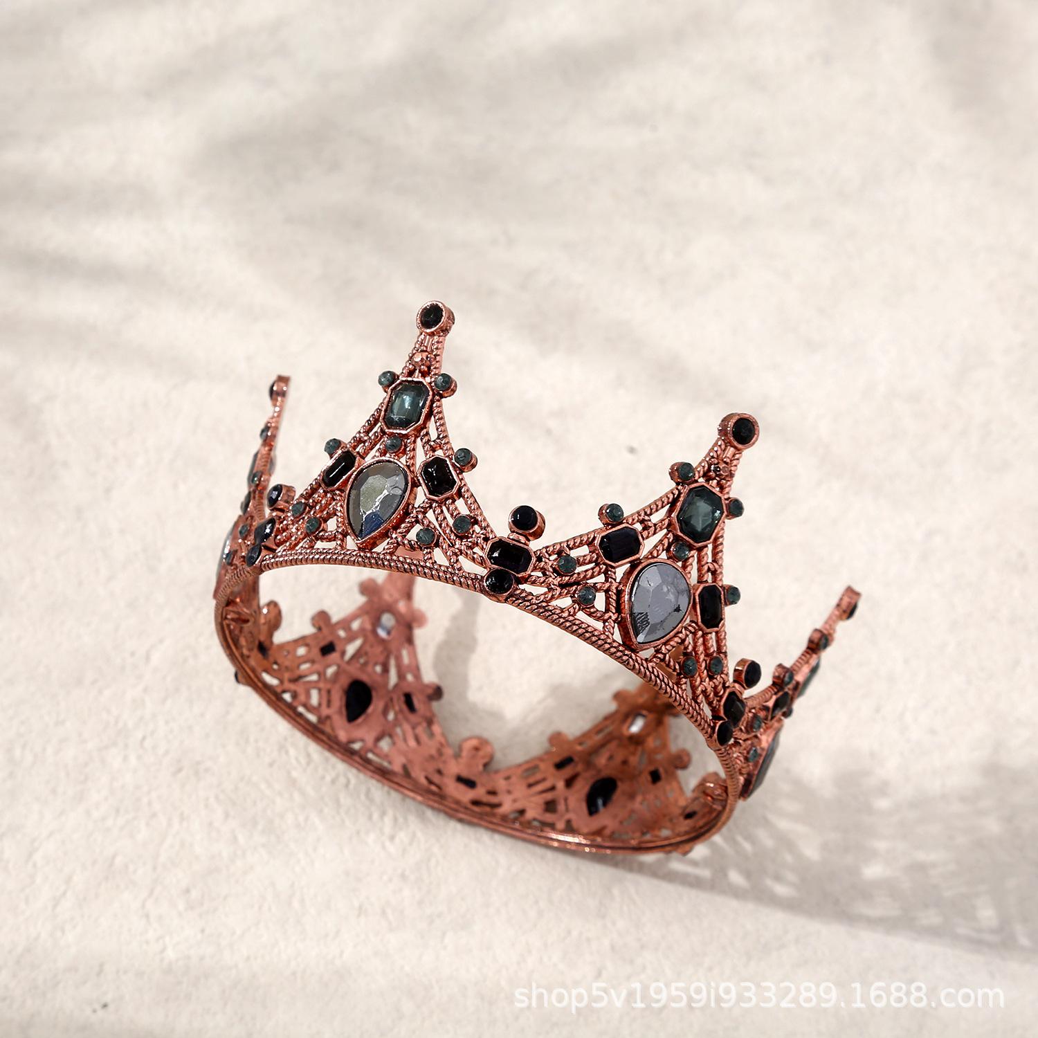 

Головной убор из сплава в стиле барокко, материал K9, подходит для подарков на свадьбу и день рождения