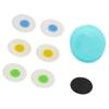 6pcs Bike Tire Patch Self Adhesive Colorful Round Cycling Puncture Repair Patch Tube Quick Repair Tool for Mountain Bike
