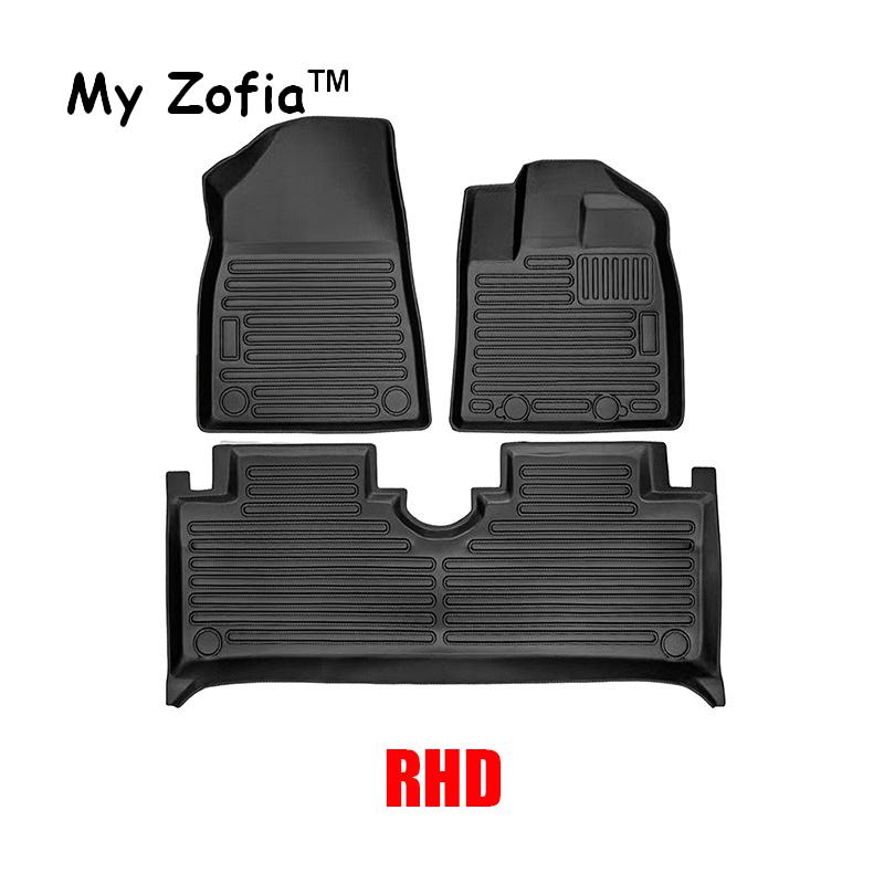 For BYD Dolphin 2023 2024 2025 LHD RHD Car Floor Mats Trunk Mat TPE Waterproof Dirt-resistant Non-slip Carpet Floor Accessories