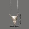 Vase Necklace Flower Bouquet Necklace Flower Holder Necklace Pendant Creative Floral Vase Necklaces Aesthetic Jewelry Gift