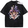 New Arrival Unisexs Clothes Tee Shirt Homme TShirts Unisex Tshirt for Unisex Ropa Hombre Anime Yu Gi Oh Retro Vintage Washed