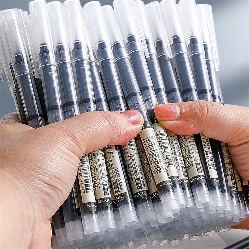 Schnell trocknender, gerader, flüssiger, voller Nadelschlauch, 0,5 Kohlenstoff-Wasserstift, Schule, Büro, Schreibbedarf, Studenten-Briefpapier, Schulbedarf