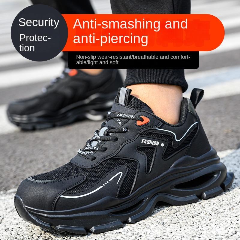 

Новые рабочие ботинки для страхования труда, антипирсинг, изолирующий пластиковый пакет, головной свет, дышащий, может пройти проверку безопасности, рабочая обувь 37