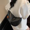 Dumpling bag fashion new 2025 bag bag women's armpit cute trendy retro knitted niche casual crossbody bag