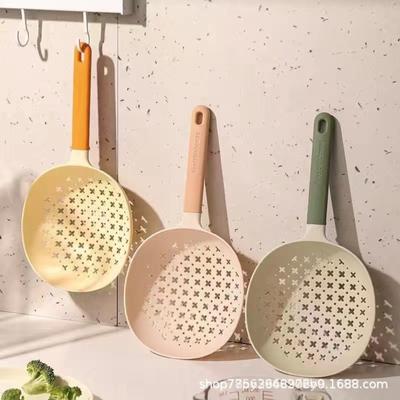 Household Kitchen Colander, Long Handle Noodle Strainer