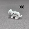MOC Bricks Tiger City Zoo Pet Accessories Figures Farm Zoo DIY Dolls Educational Assembled Toys For Children
