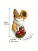 Bee Day Gift Gnome Dwarf Ornament Garden Resin Statue Ornament Decorative Dwarf Crafts