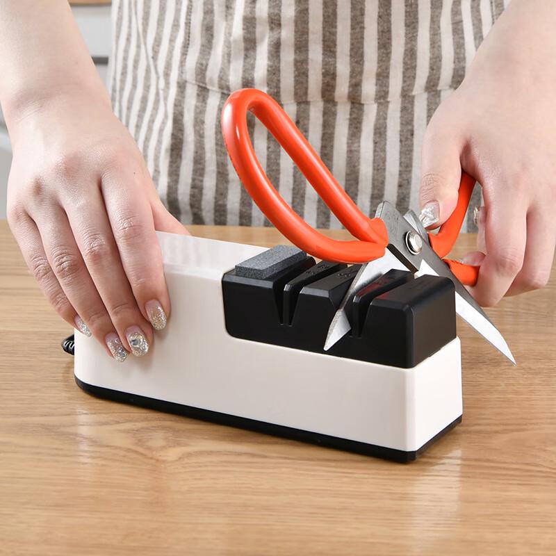 Zhugu Portable Electric Knife and Scissor Sharpener CN plug (adapter included)