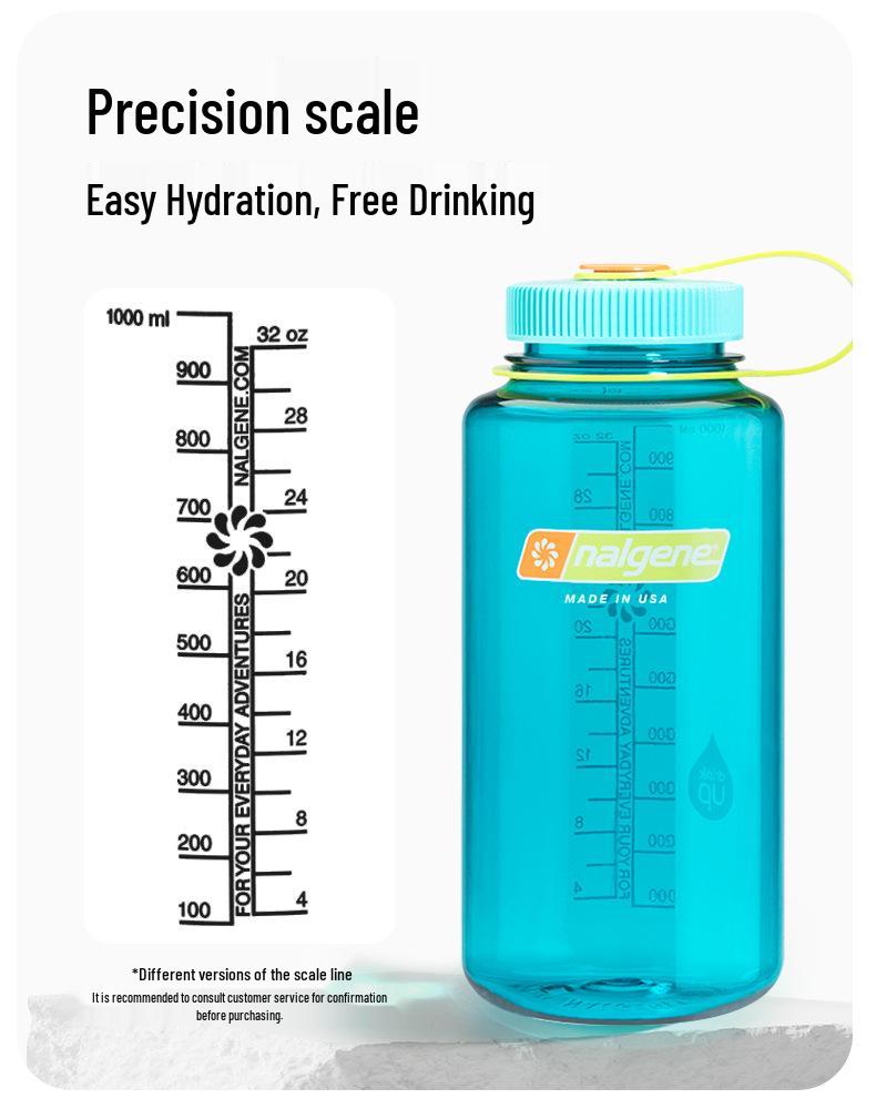 Nalgene Outdoor Sports Water Bottle, Large Capacity Portable Kettle for Men & Women, Fitness Space Cup for Summer.