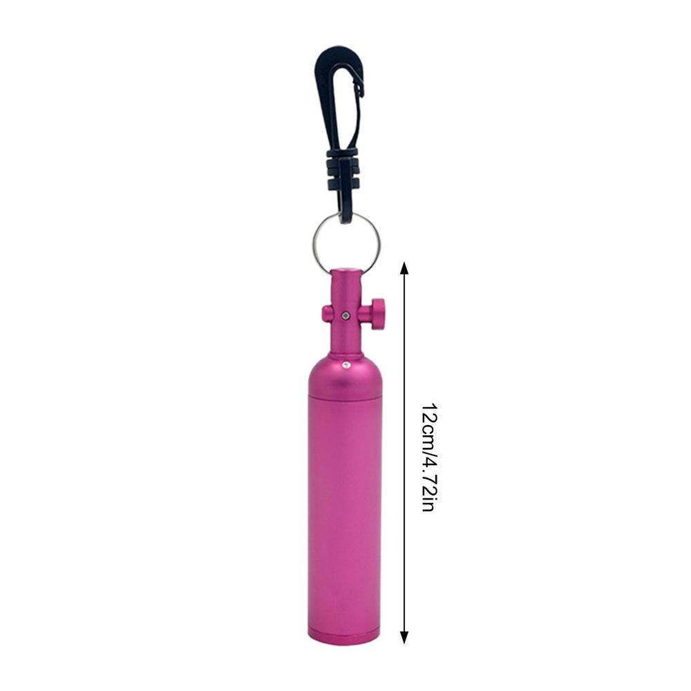 Scuba Rattle Underwater Shaker Aluminum Alloy Diving Rattle With Clip Noise Maker Signal Bell Diving Stick Communication Device