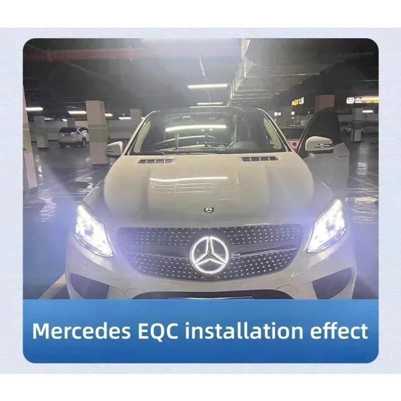 For Mercedes Benz Car Front Grilled Star Emblem LED Illuminated Logo White Blue Red Light for Mercedes Benz W204 GLK200 GLK260 G