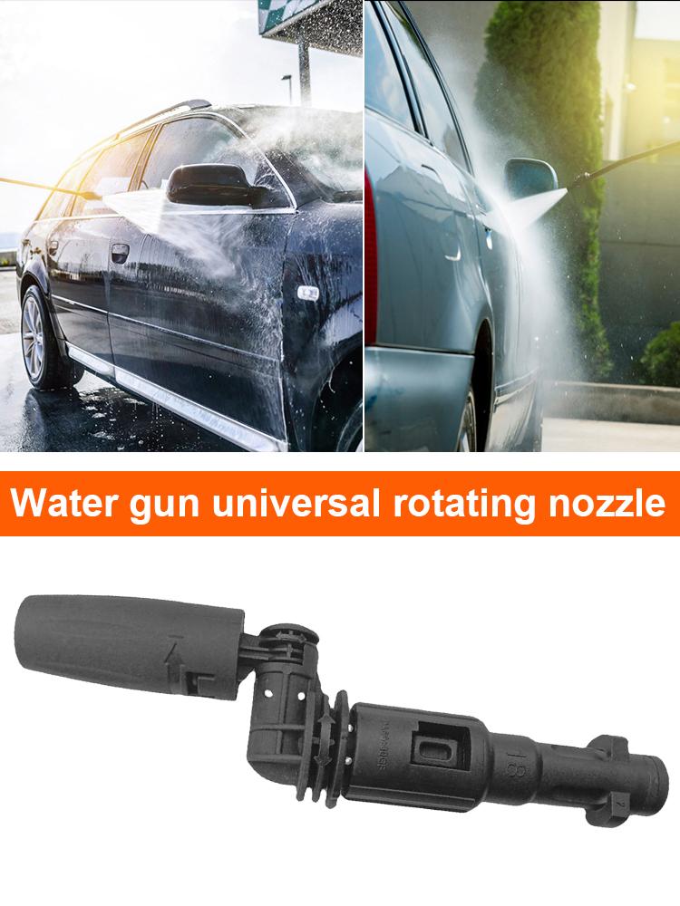 360 Degree Rotating High Pressure Washer Gun Nozzle Adjustable Angle Water Gun Adapter Car Wash Nozzle Washer Tips for Karcher