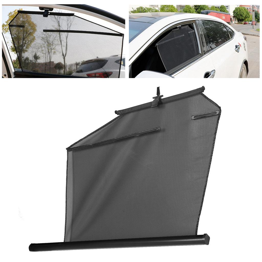 Universal Car Sun Shade Automatic Lifting Telescopic Curtains UV Protection for Car Truck SUVRear Right