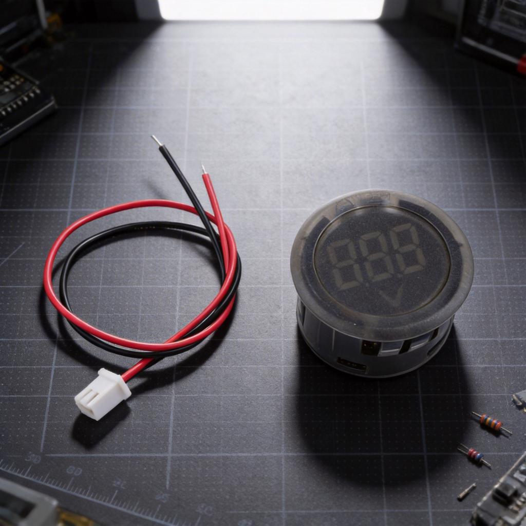 Digital Display Voltmeter Convenient Installation LED Digital Voltmeter