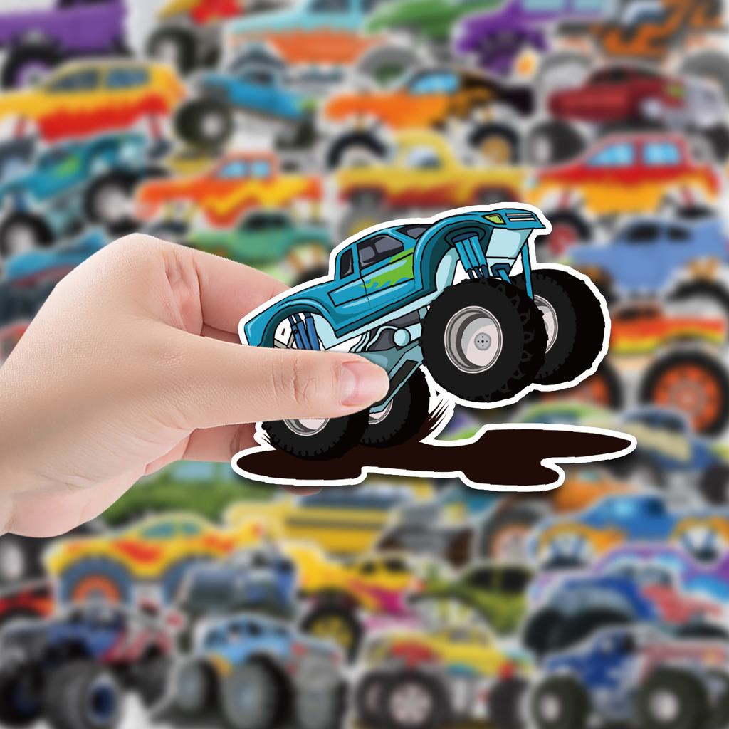 50 Mountain Bike Graffiti Stickers Car Skateboard Suitcase Decoration Stickers Waterproof Creative Children Cartoon Stickers