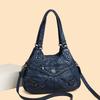 Retro new women's shoulder bag casual pu tote bag fashionable large-capacity messenger bag