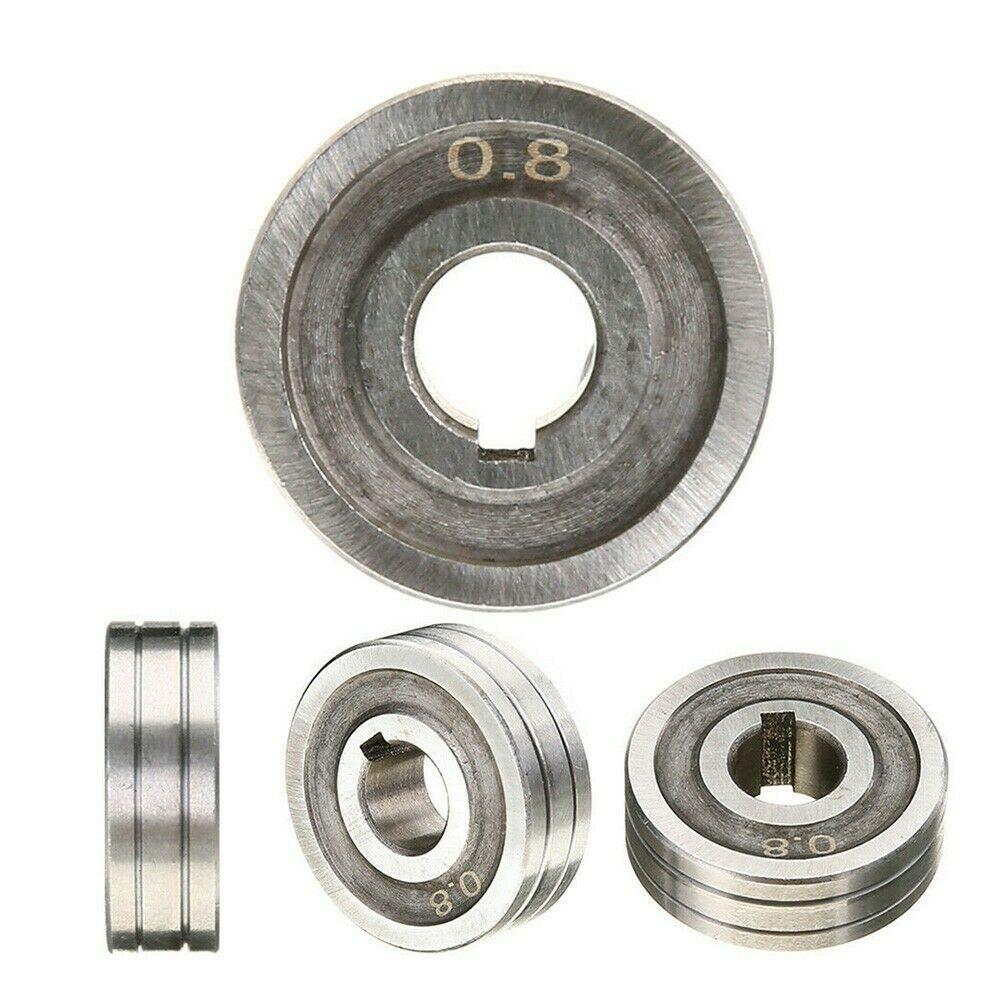 2pcs V-Groove Knurled Groove Mig Welder Wire Feed Drive Roller Roll