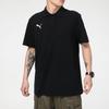 PUMA Polo Shirts Men's Black Polo Collar Moderate Straight Fit 656579-03