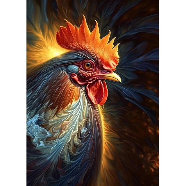 Golden Glowing Animal On Black Background Prints Poster Canvas Painting Modern Wall Art Pictures Living Room Bedroom Home Decor