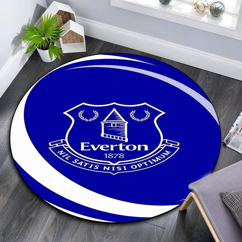Everton Pattern Round rug,Carpet Rug for Living Room Bedroom Playroom ,Non-slip Floor Mat,Holiday Gifts and Birthday Gifts.