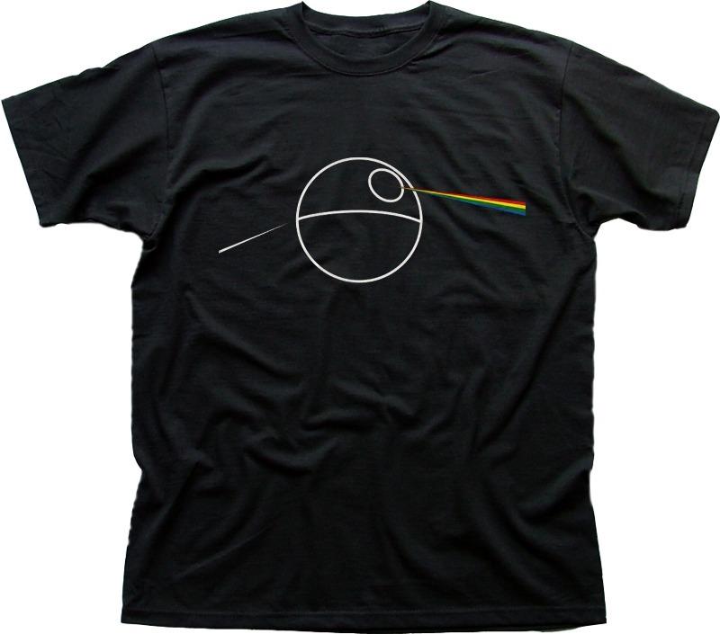 Star Wars inspired death star black t-shirt 9701 S разноцветный