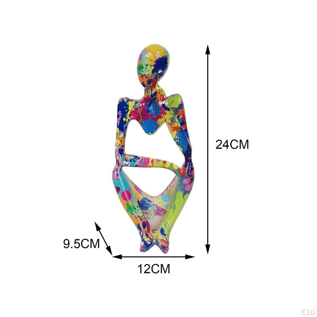 Abstract Thinker Figurine for Home Display And Decor