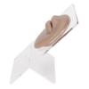 Simulated 3D Mouth Model Piercing Practice Silicone Mouth Model with Acrylic Stand for Jewelry Display Dark Skin Color
