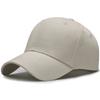 Classic Unisex Plain Baseball Cap with Adjustable Metal Buckle Closure, 100% Cotton and Multiple Colors Available
