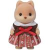 Sylvanian Families Doll [Caramel Dog Family] FS-35 ST Mark Certified Toy Doll House for Ages 3 An...