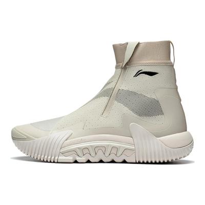 Scarpe da Basket High Top Li Ning Badfive Dream Chaser Uomo Scarpe da Basket Fog-Khaki ABFS017-5