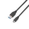 Aisens USB 3.1 type-C Cable Aisens A107-0060/ Usb Type-c Male - Usb Male/ Up To 27w/ 625mbps/ 1m/ Black