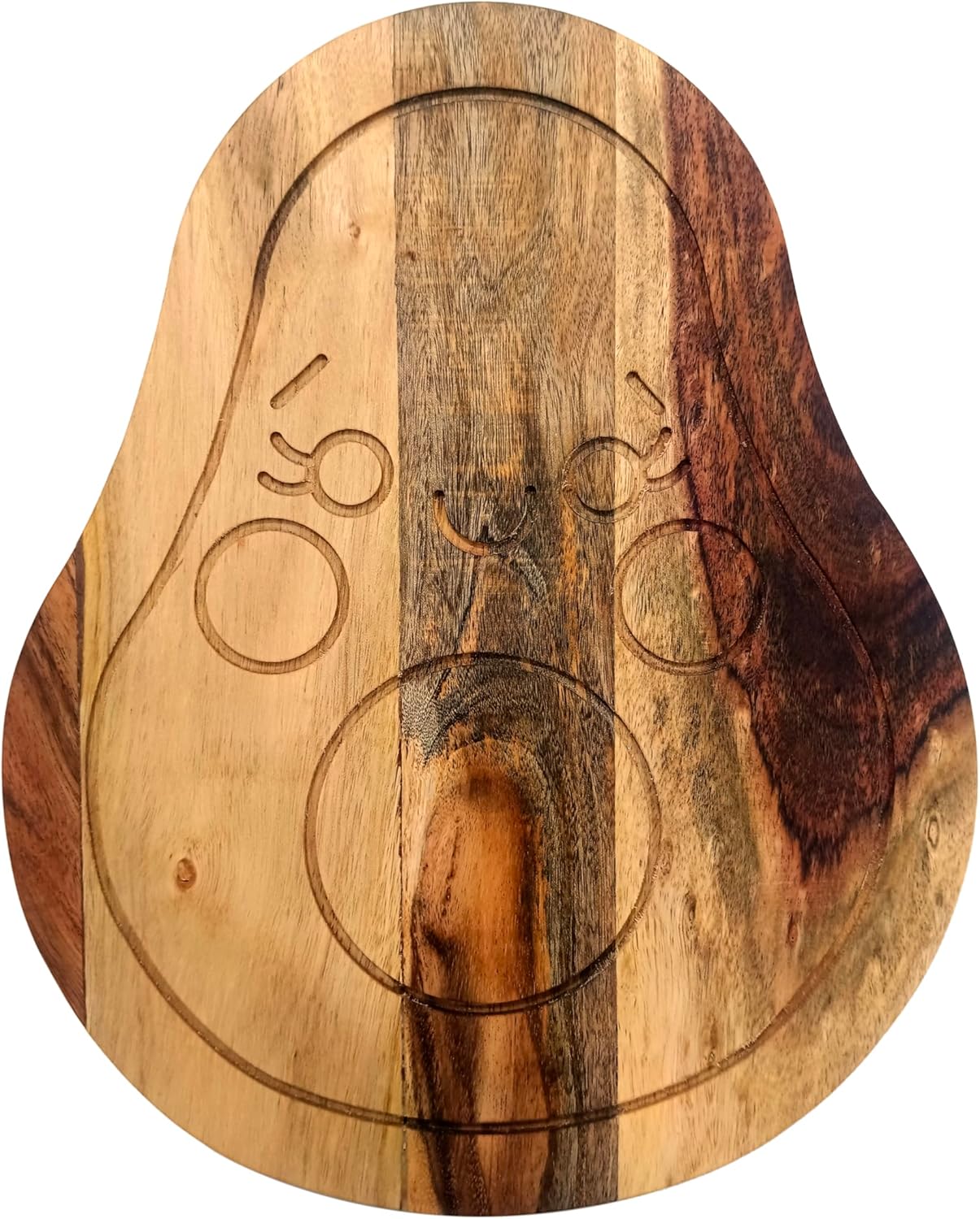 

Забавная разделочная доска в форме авокадо из акации, подарок для нее, деревянные доски для мясных деликатесов, поднос в форме фруктов, декор для кухни (Авокадо 14,5 X 8 дюймов) Large коричневый