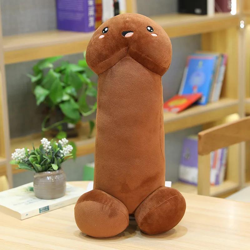 Trick Penis Simulation Plush Toys Boys Dick Plushie Real-life Penis Hug Pillow Stuffed Sexy Interesting Gifts For Girlfriend